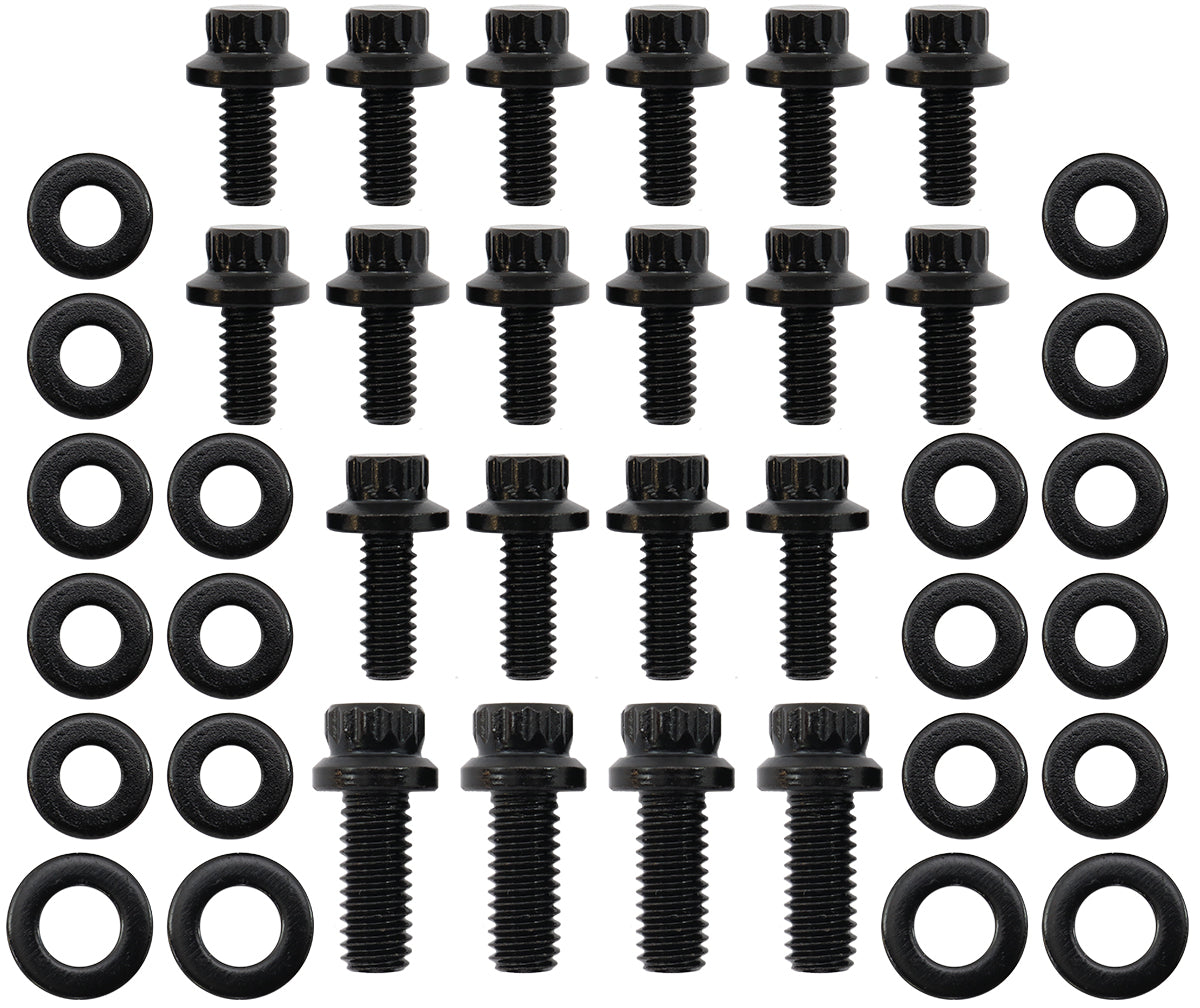 AF37-2365 - HOLDEN V8 OIL PAN BOLT KIT 12 POINT BLACK 253 308 304