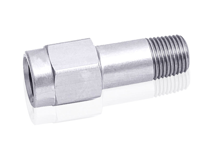 AF372-04S - 1/4" NPT EXTENSION SILVER MALE TO FEMALE