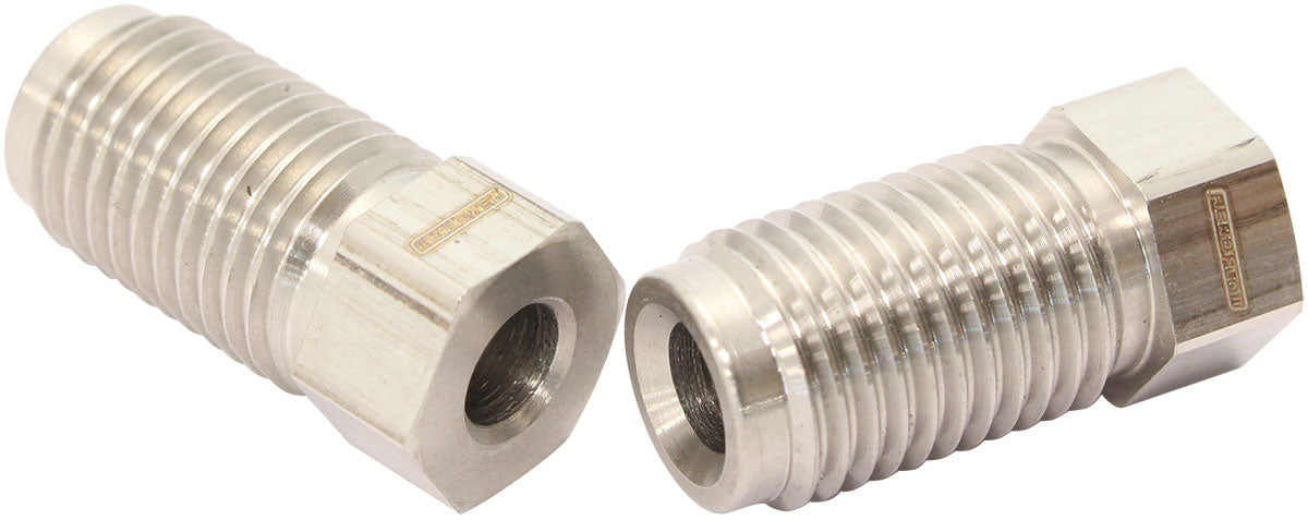 AF374 - S/S INVERTED FLARE TUBE NUT 3/16" HARD LINE TO 7/16"-20