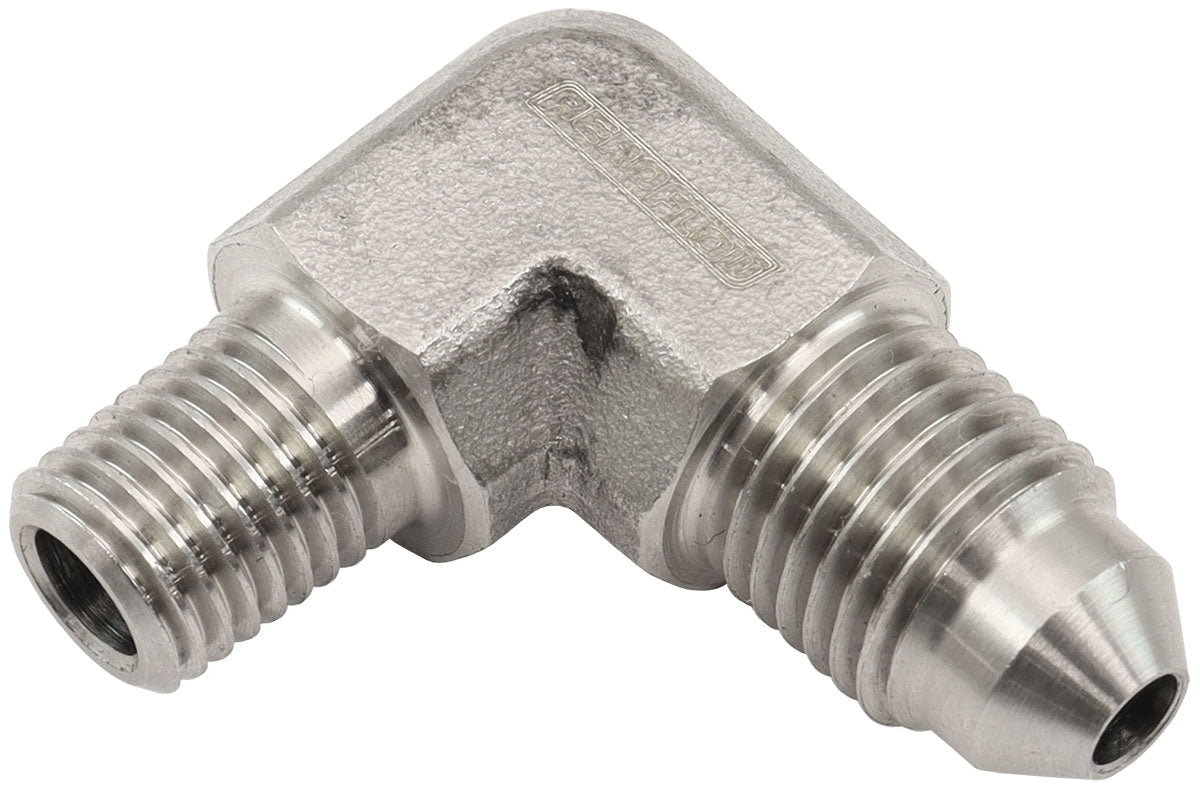 AF381-01 - S/S 90 DEG 1/16" NPT TO -3AN