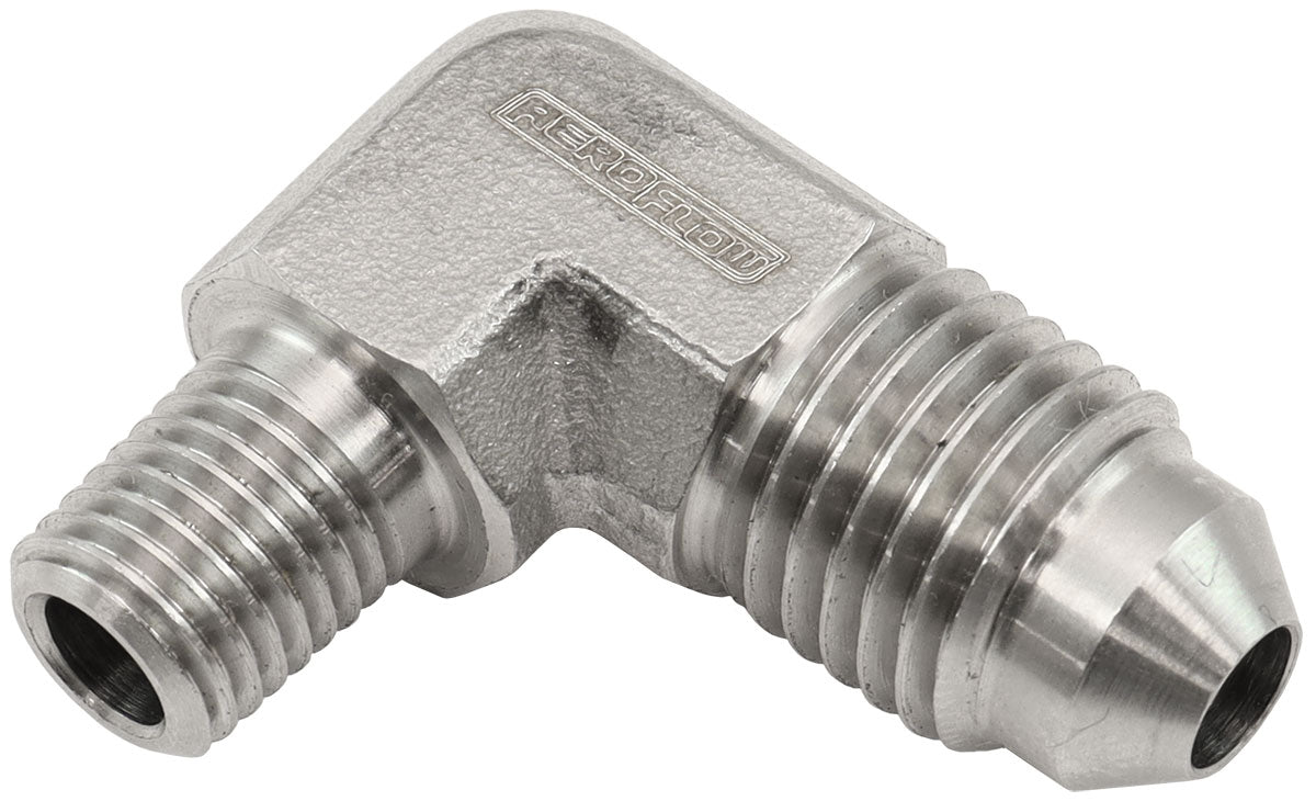 AF381-02 - S/S 90 DEG 1/16" NPT TO -4AN