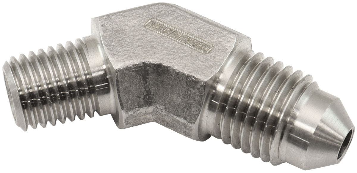 AF382-01 - S/S 45 DEG 1/16" NPT TO -3AN