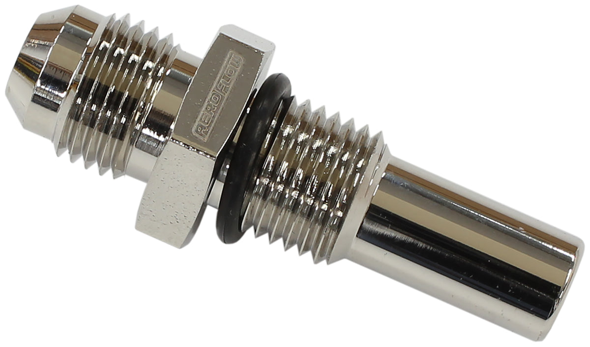 AF386-06L - 9/16"-18 NPSM LONG to -6AN WITH CRUSH WASHER ZINC STEEL