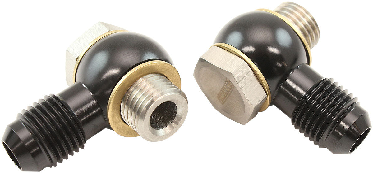 AF397-06 - 1/4" NPSM BANJO KIT -6AN S/S 1/4-18 TH400 TRANS FITTIN PAIRALLOY Aeroflow - AF 397-06