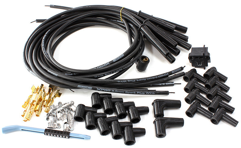 AF4030-31193 - Xpro Universal 8.5mm V8 Ignition Lead Set with Multi-angle Boots, Black