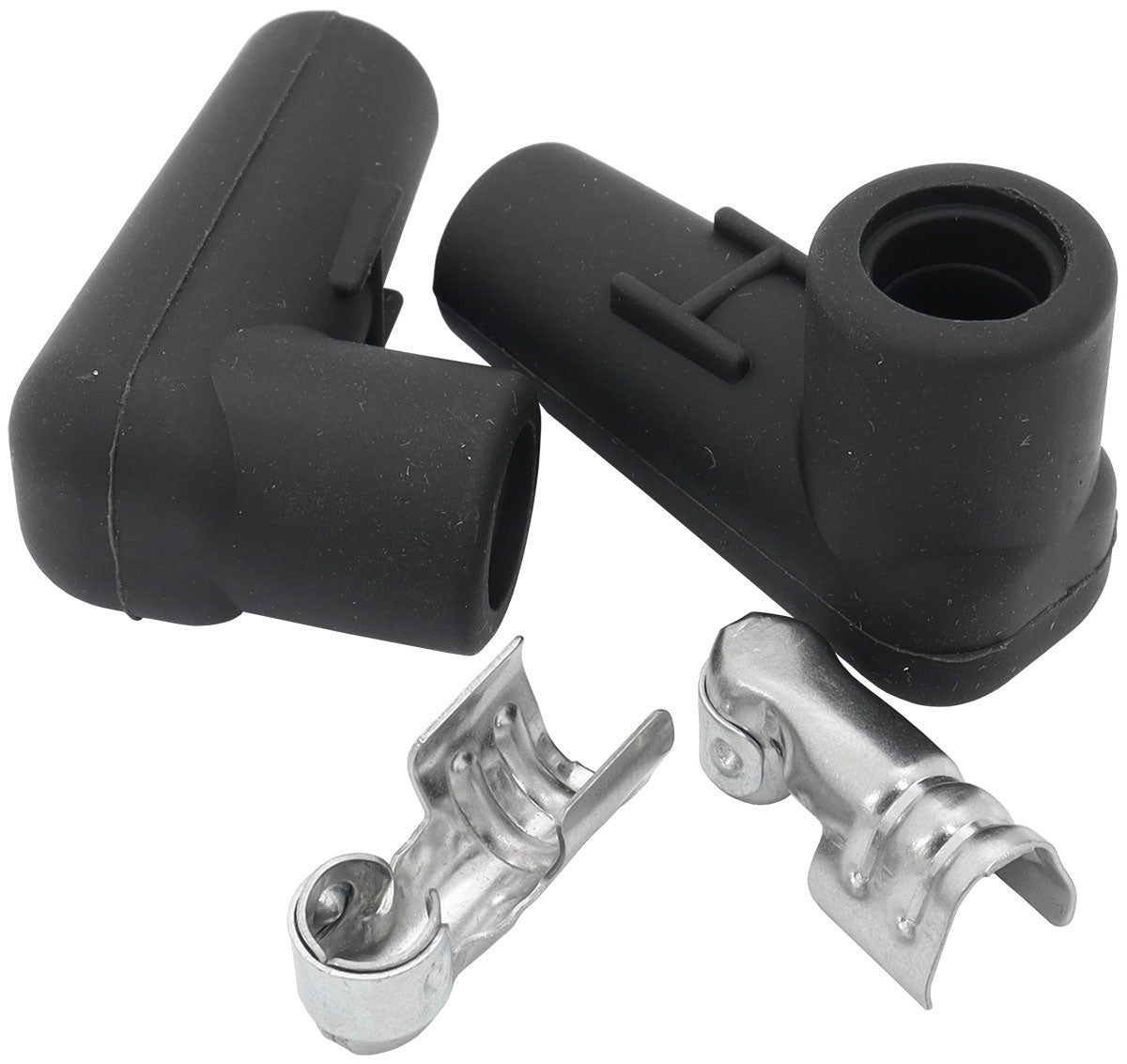 AF4030-3312 - LOW PROFILE 90 DEG SPARK PLUG 2 BOOTS & 2 TERMINALS BLACK