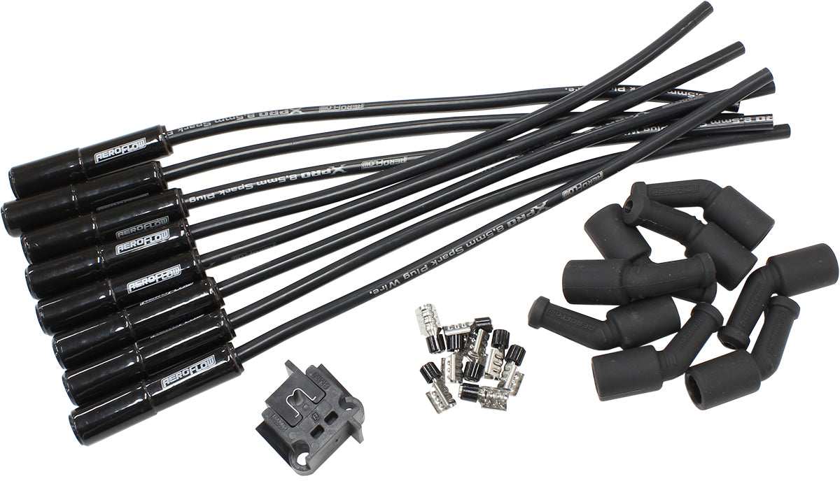 AF4038-32073C - CERAMIC GM LS UNIVERSAL SPARK PLUG LEAD SET BLACK LS1 LS2