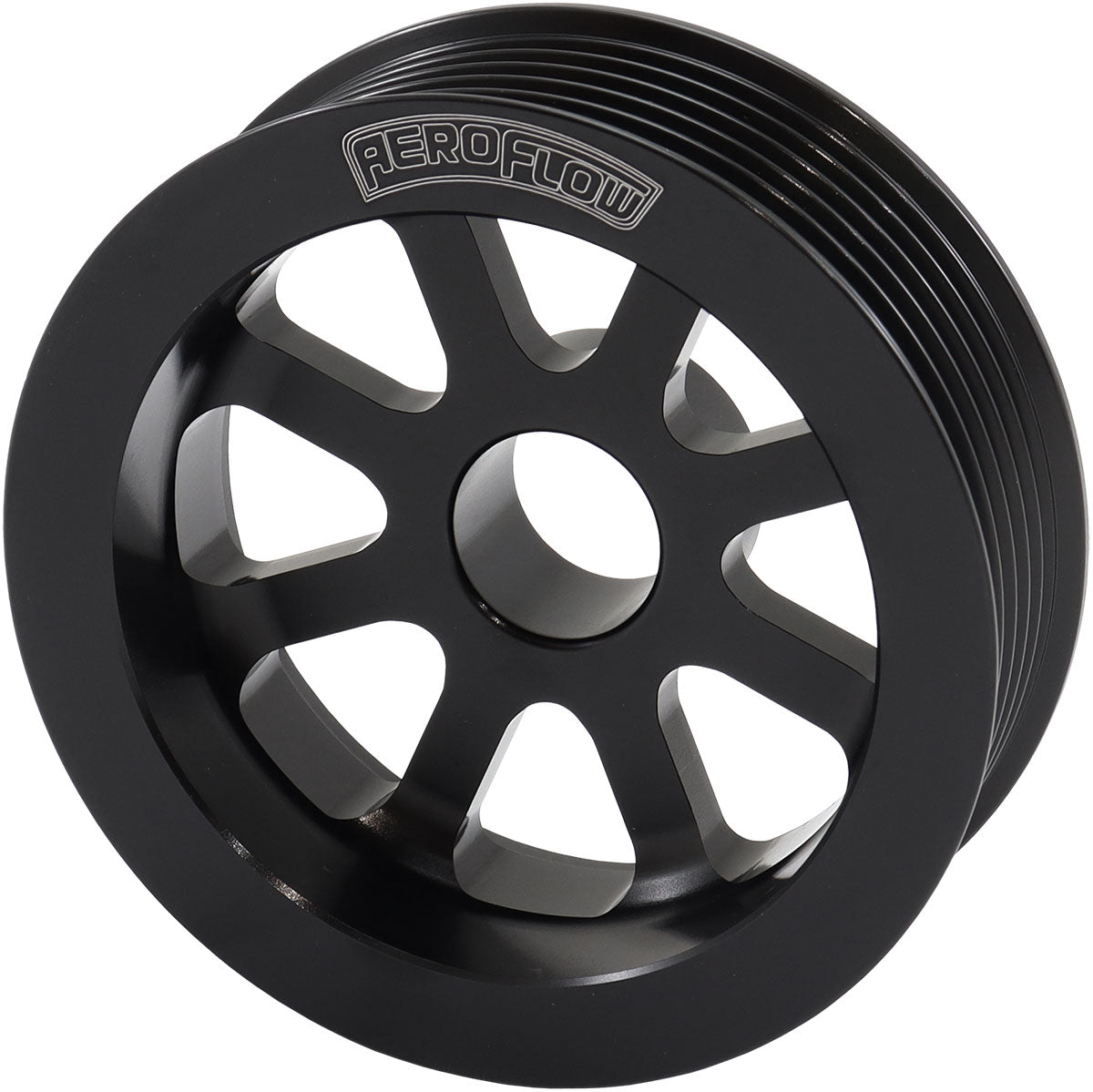 AF4080-0005BLK - LARGE ALTERNATOR PULLEY 4G63 MITSUBISHI EVO ONLY BLACK 3"