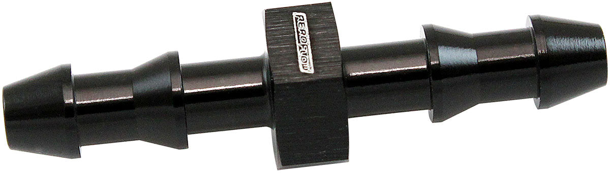 AF410-03BLK - 5mm PUSH LOCK BARB JOINER BLACK 3/16" MALE TO MALE BARB