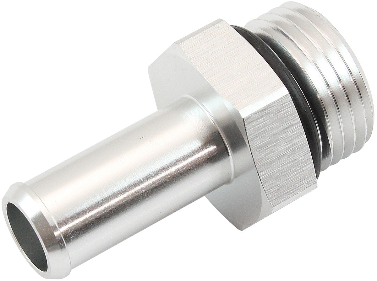 AF414-10-05S - -10ORB TO 5/16" PUSH ON BARB SILVER