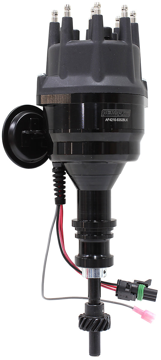 AF4210-8352BLK - SB FORD 289 302W READY TO RUN DIST, VAC ADV SBF BLACK CAP