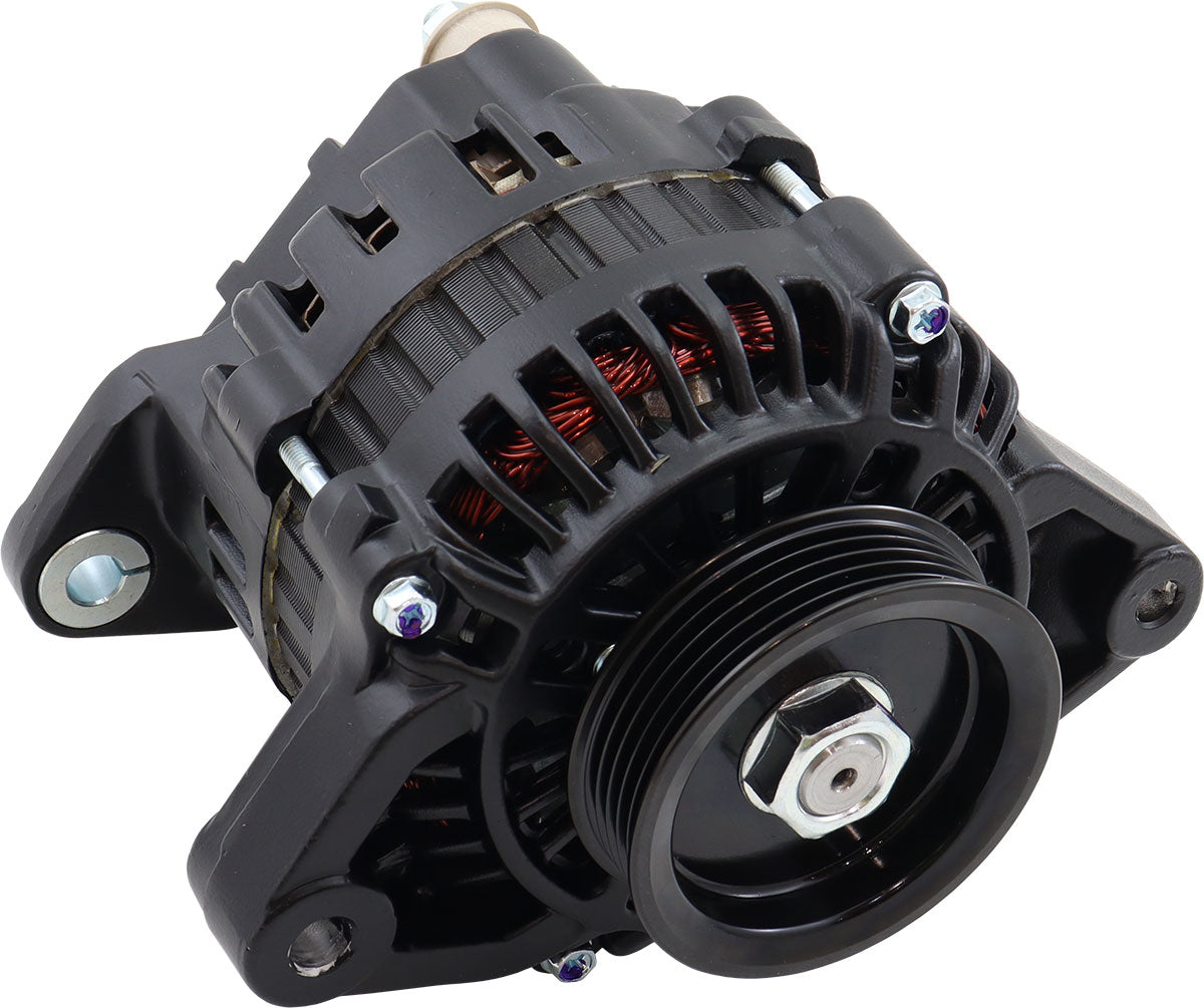 AF4271-1500 - NISSAN SR20 130AMP HIGH OUTPUTALTERNATOR BLACK FINISH