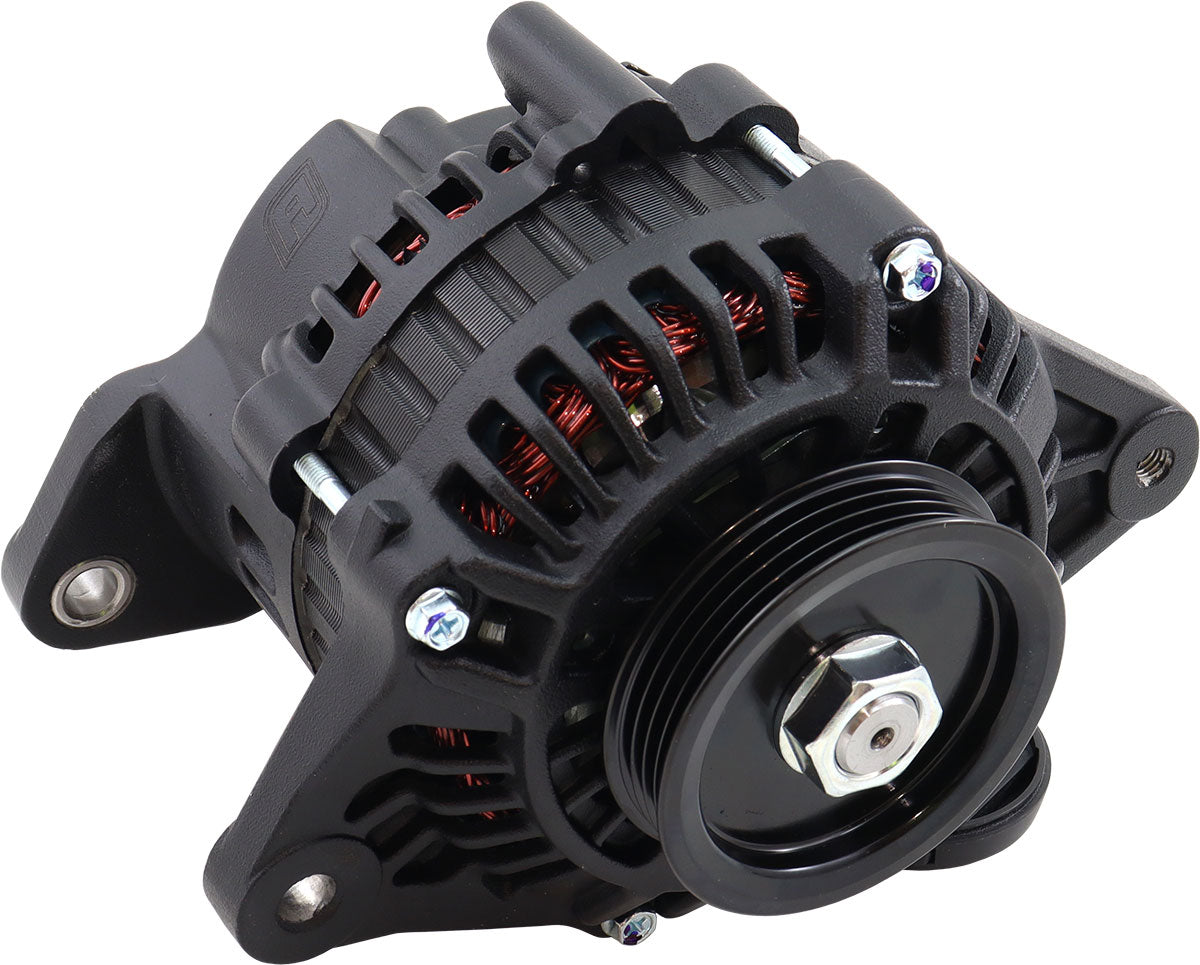 AF4272-1500 - NISSAN RB20 RB25 RB26 RB30 130AMP HIGH OUTPUT ALTERNATOR BLACK Aeroflow - AF 4272-1500