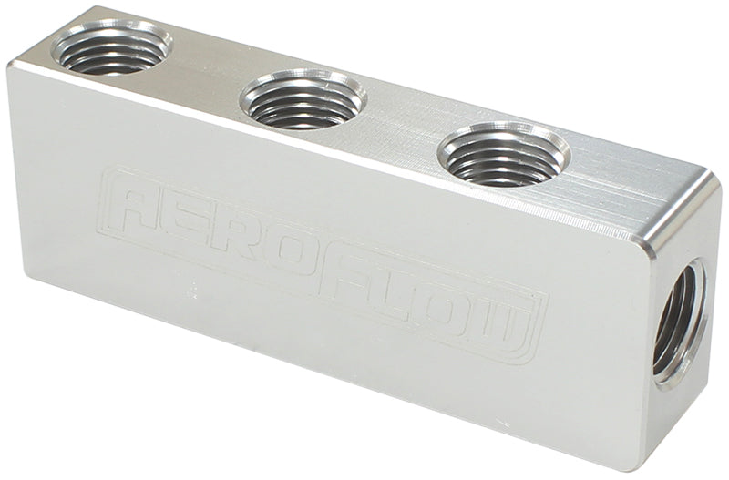 AF456-01-06S - COMPACT DISTRIBUTION BLOCK 1 IN, 6 OUT ALL PORTS 1/8" NPT
