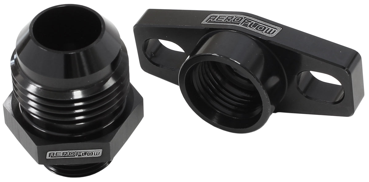 AF463-10 - TURBO DRAIN ADAPTER -12AN 38-44MM HOLE CENTRES O-RING