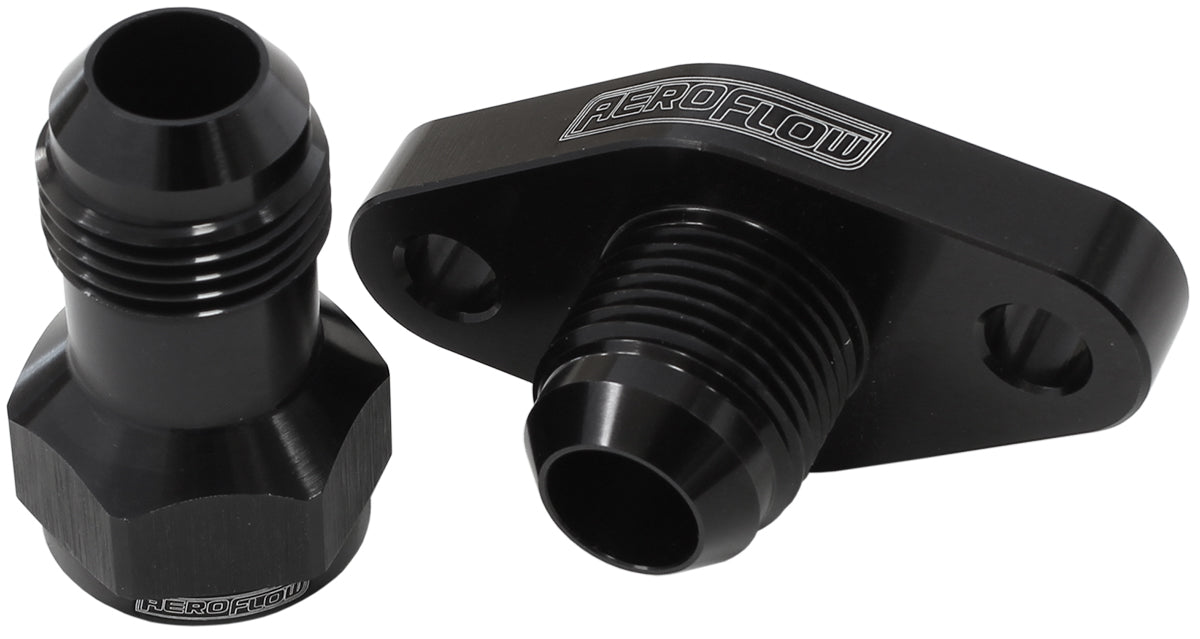 AF463-15 - TURBO DRAIN ADAPTER -10AN MID LENGTH 51MM HOLE CENTRES