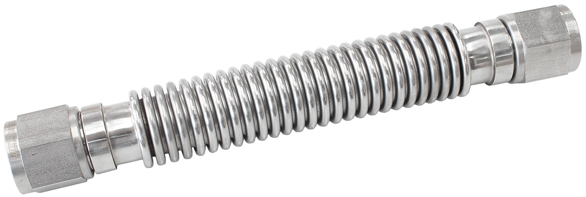 AF463-36 - FLEXIBLE TURBO DRAIN HOSE S/S FEMALE 2 x -10AN 200MM LONG