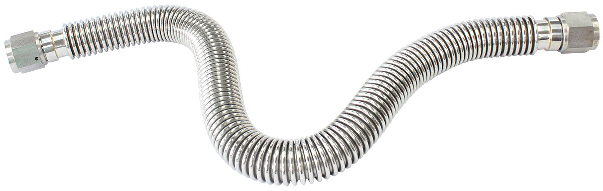 AF463-38 - FLEXIBLE TURBO DRAIN HOSE S/S FEMALE 2 x -10AN 500MM LONG