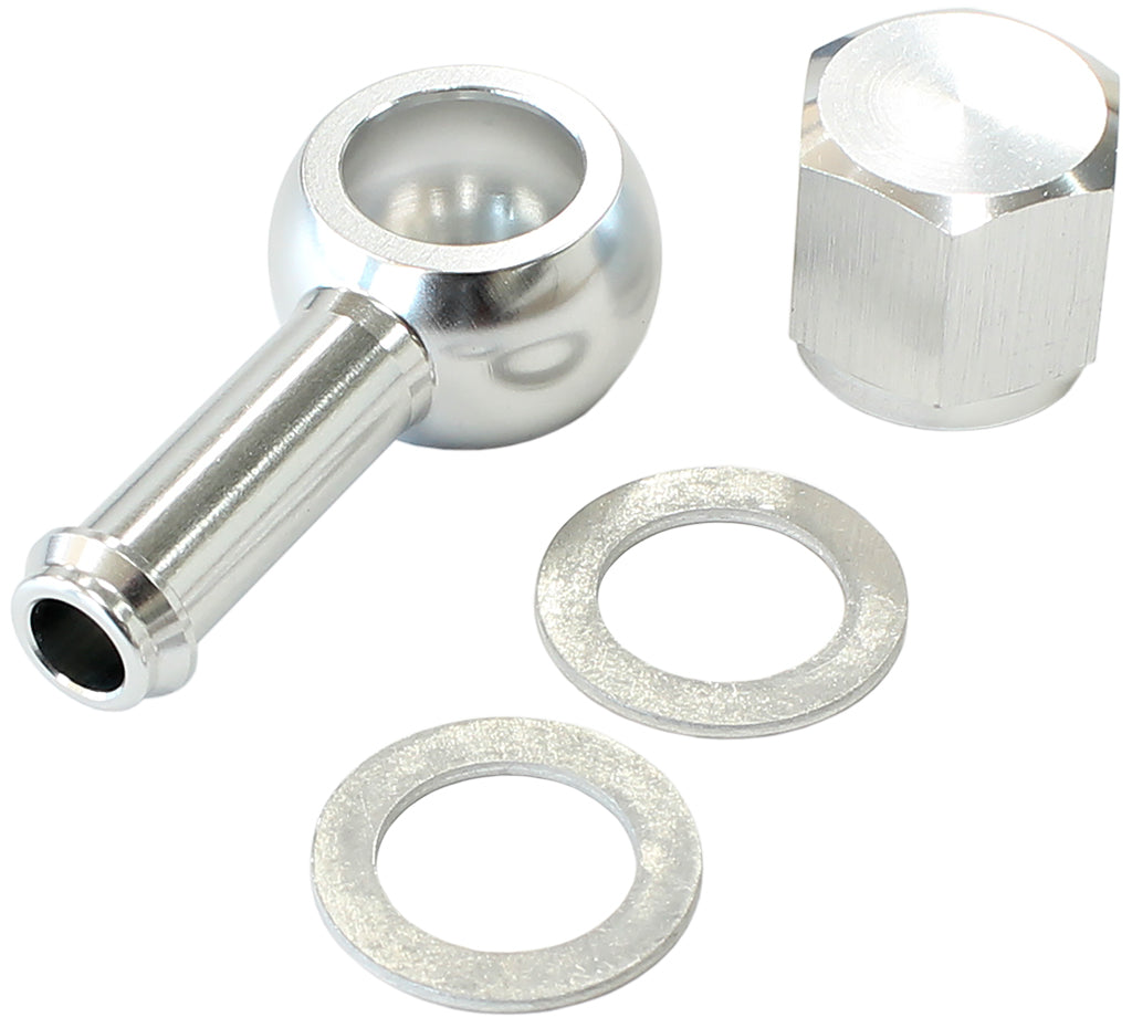 AF49-1020S - AEROFLOW / BOSCH FUEL PUMP 8mm / 5/16"BANJO & NUT KIT SIL