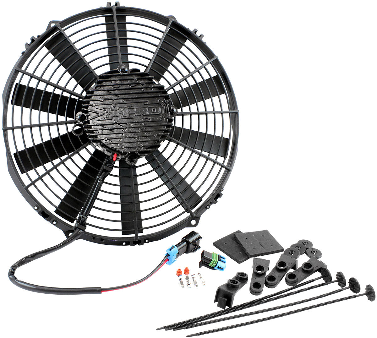 AF49-1112 - BRUSHLESS 12" ELECTRIC FAN 2100 CFM STRAIGHT BLADE PULLER