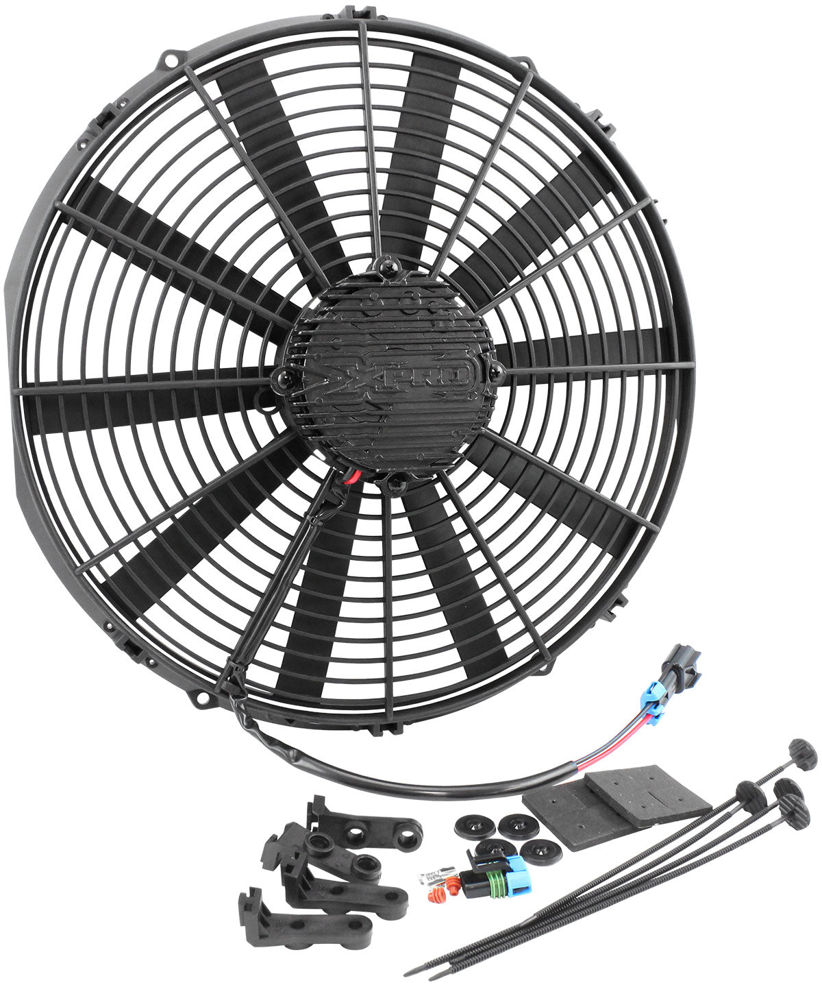 AF49-1116 - BRUSHLESS 16" ELECTRIC FAN 3400 CFM STRAIGHT BLADE PULLER