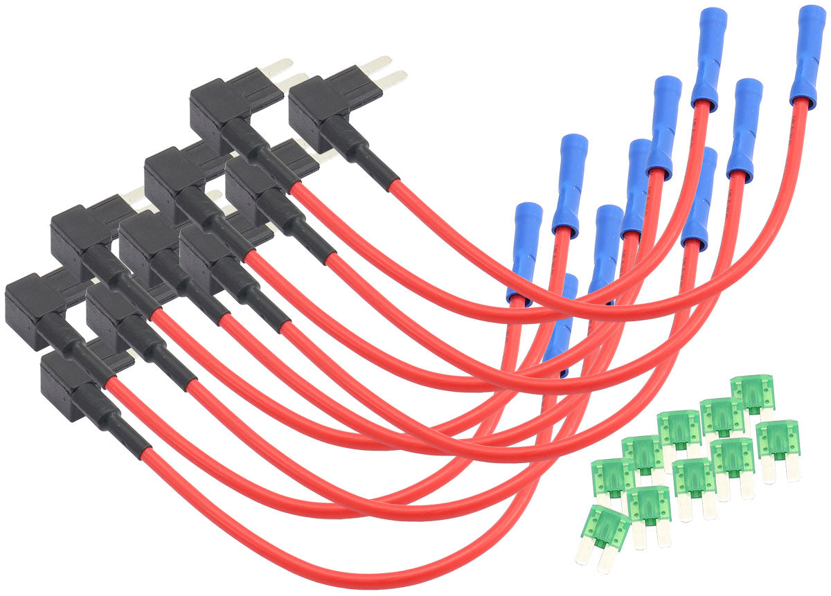 AF49-1571 - PUSH IN FUSEABLE LINK MICRO BLADE FUSE POWER FEED UNI 10 PACK Aeroflow - AF 49-1571