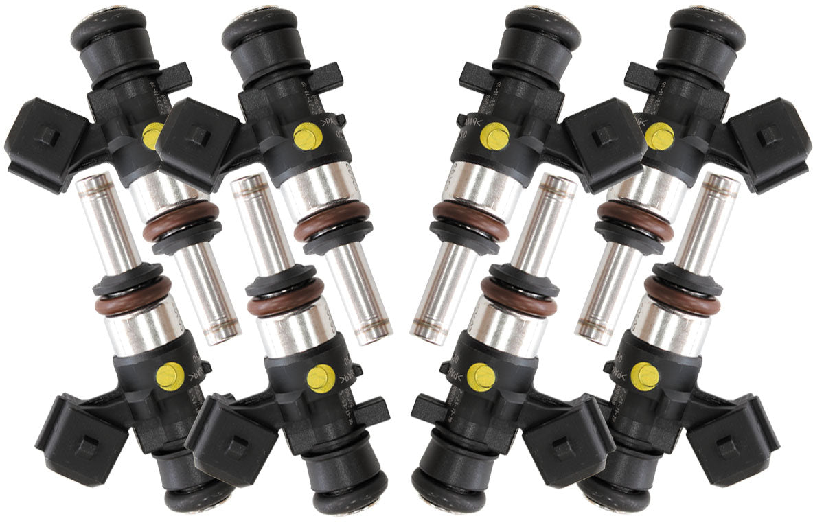 AF49-1907-8 - BOSCH 980CC FUEL INJECTORS 8 MATCH SET FLOWED 0280158040 SHORT JETRONIC - AF 49-1907-8