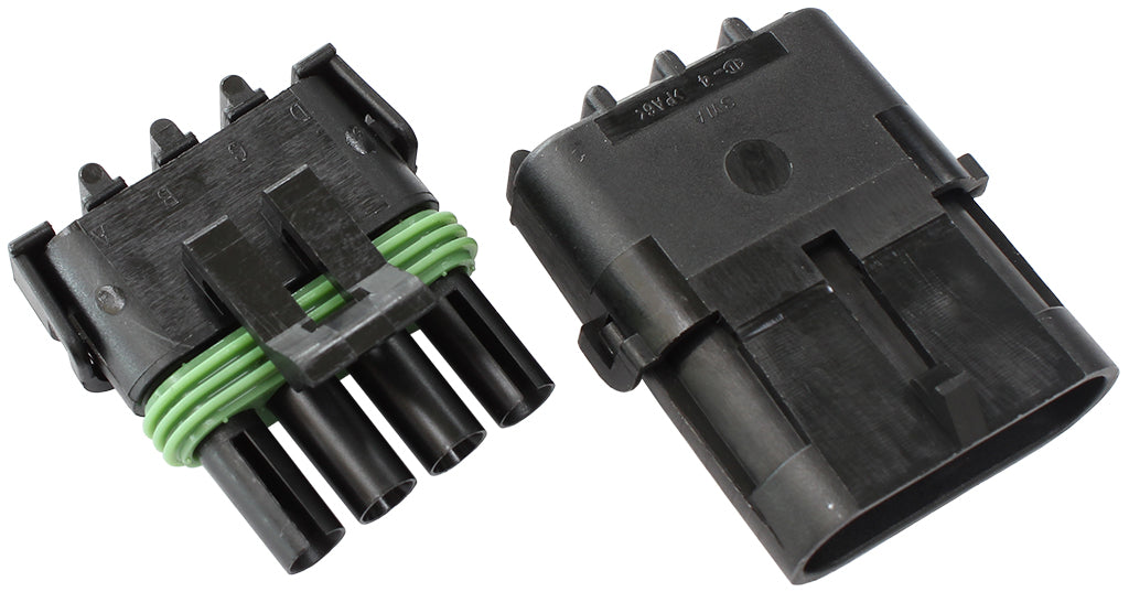 AF49-8504 - WEATHERPACK 4 PIN CONNECTOR MALE/FEMALE, PINS & SEALS