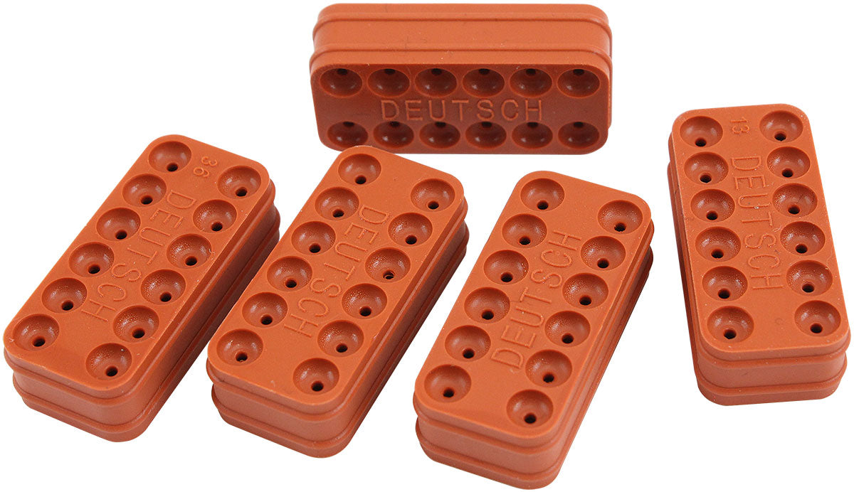 AF49-9145 - WEATHERTIGHT DTM WIRE SEAL 12 PIN PACK OF 5 DEUTSCH CONNE