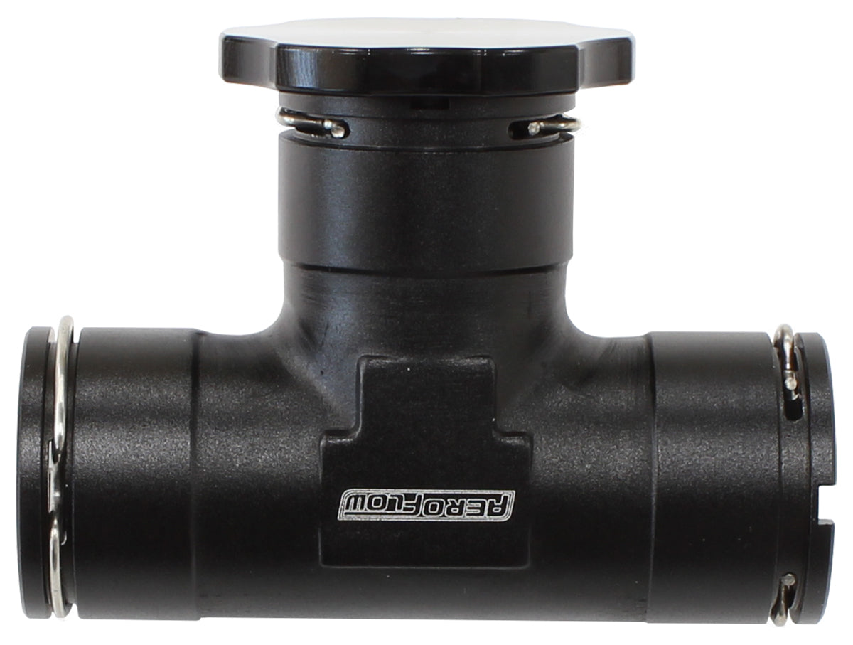 AF50-1002 - LSA S/CHARGER WATER FILL TEE FEMALE STRAIGHT WITH FILL CAP