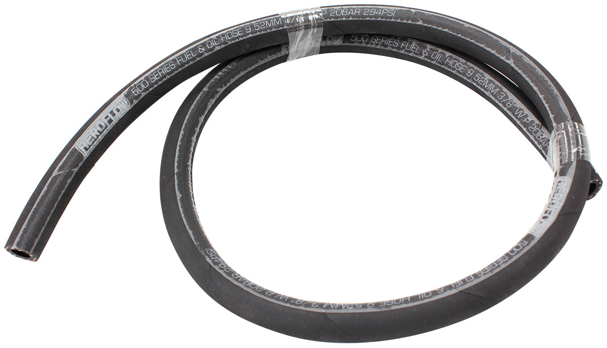 AF500-12-1MBLK - BLACK PUSH LOCK HOSE -12 3/4"1M RUBBER 19mm ID 25.4mm OD