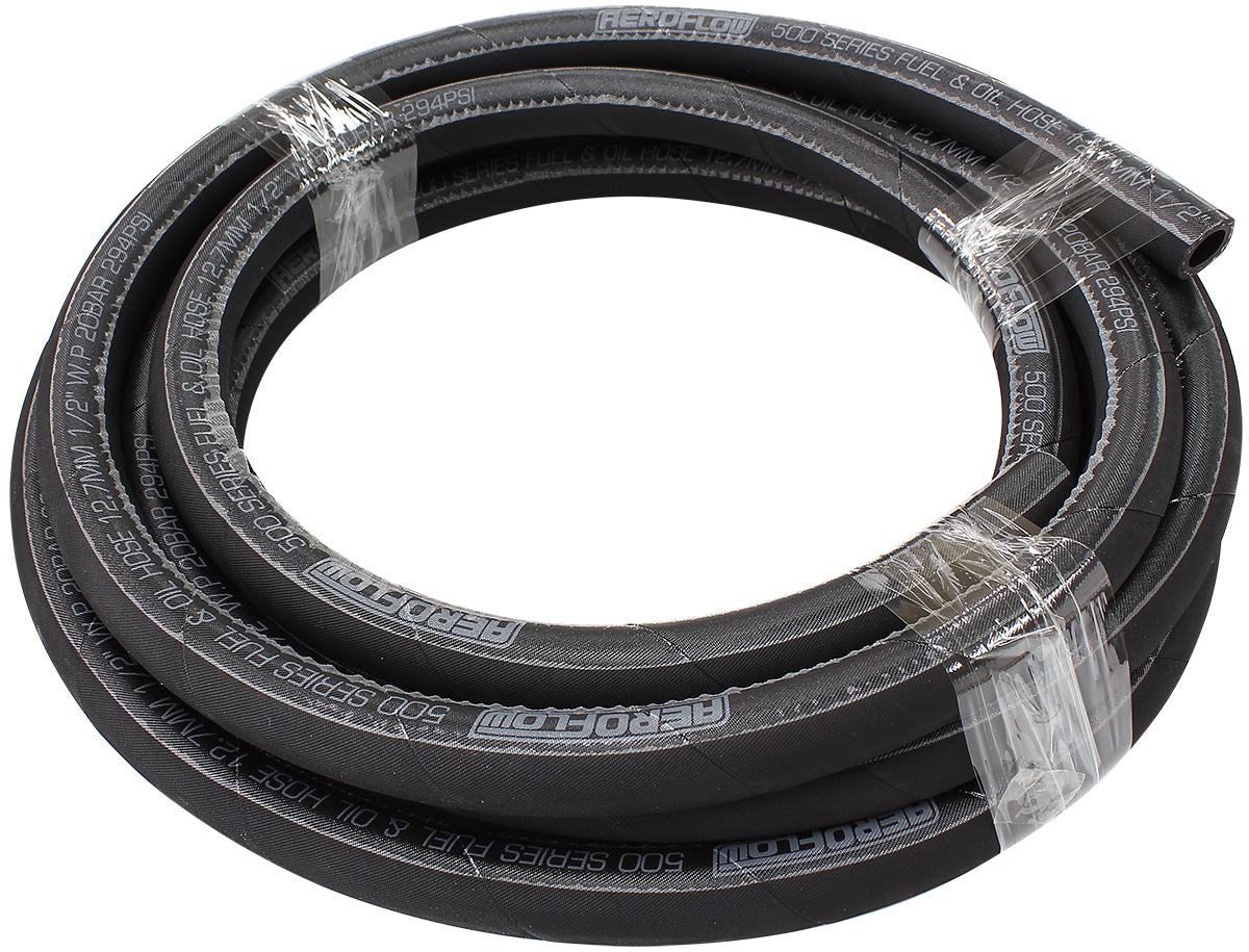 AF500-12-4.5MBLK - BLACK PUSH LOCK HOSE -12 3/4"4.5M RUBBER 19mm ID 25.4mm OD