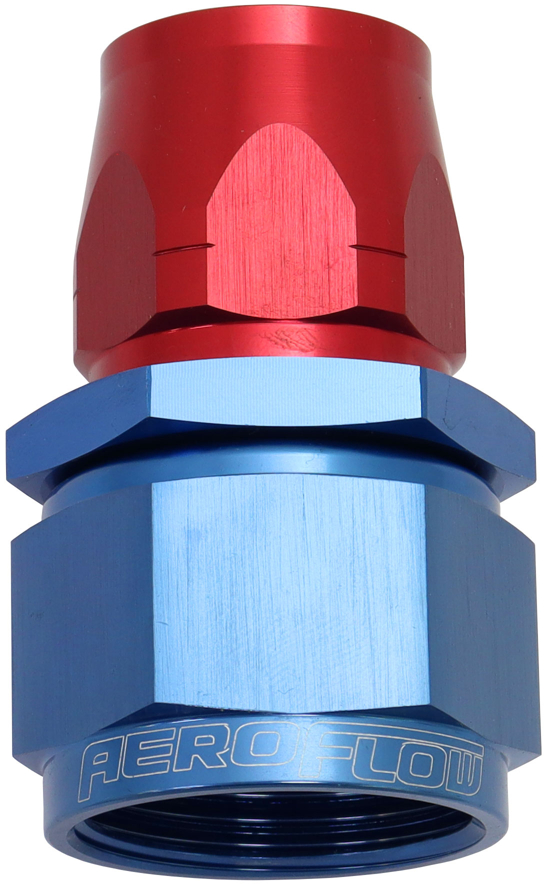 AF501-12-16 - STEPPED STRAIGHT END -12 HOSE TO -16AN REDUCER HOSE END BLUE