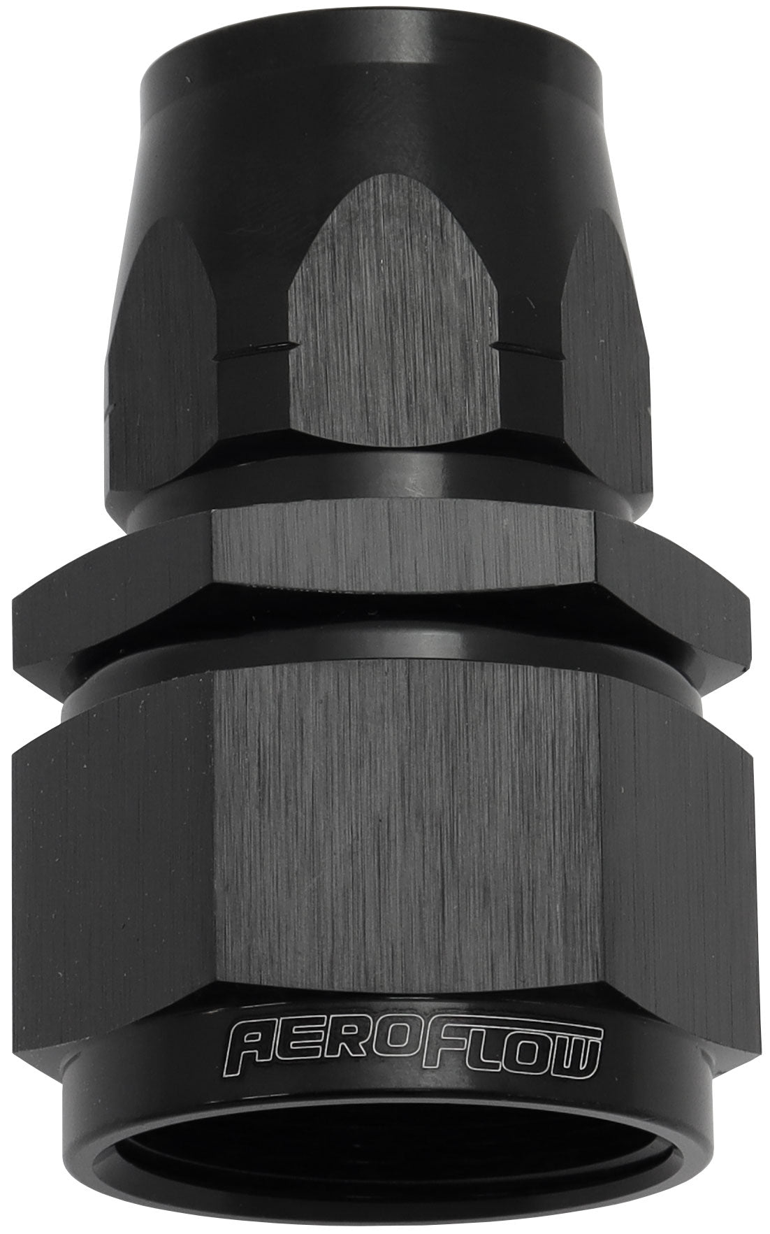 AF501-12-16BLK - STEPPED STRAIGHT END -12 HOSE TO -16AN REDUCER HOSE END BLAC