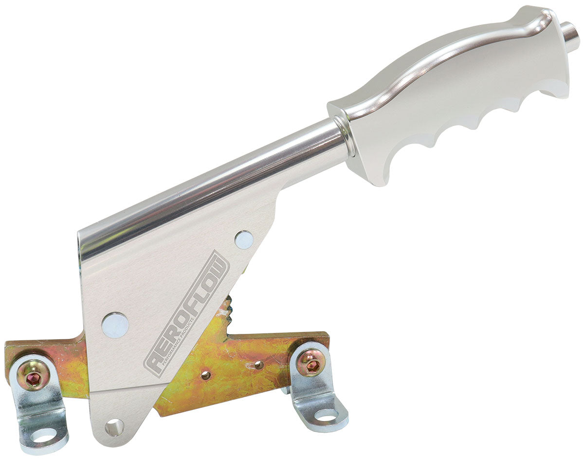AF5070-1100S - FLOOR MOUNT PISTOL GRIP HANDLEHANDBRAKE SILVER EMERGENCY