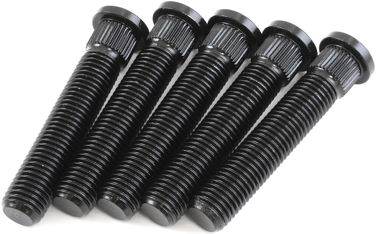 AF5071-1002 - M12 x 1.50mm WHEEL STUDS 0.505KNURL 63.5mm UHL 5 PACK HOLDENGM Aeroflow - AF 5071-1002