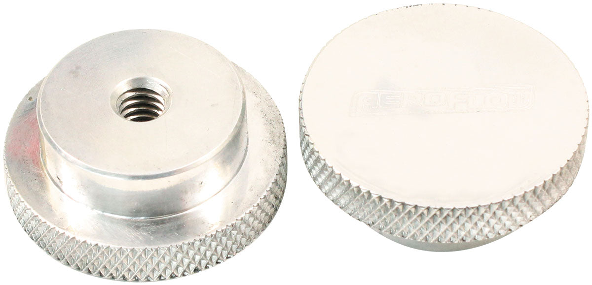 AF55-1010 - AIR CLEANER NUT 5/16" POLISHEDLOW PROFILE TALL STEP 5/16-18"