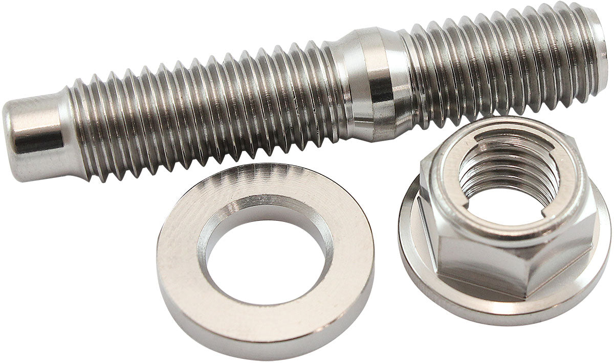 AF55-2017 - M10 TITANIUM STUD LOCKING HEX NUT KIT M10X1.50mm HEADER BOLT