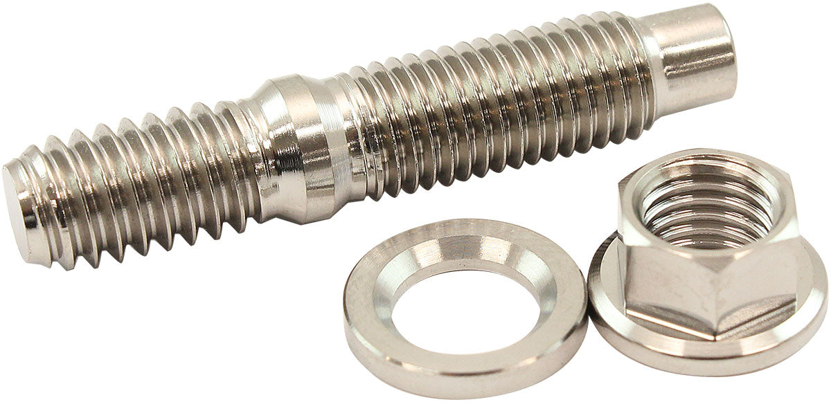 AF55-3006 - 5/16" TITANIUM STUD WASHER HEXNUT KIT 5/16-24 NUT 5/16-18 HEADER Aeroflow - AF 55-3006
