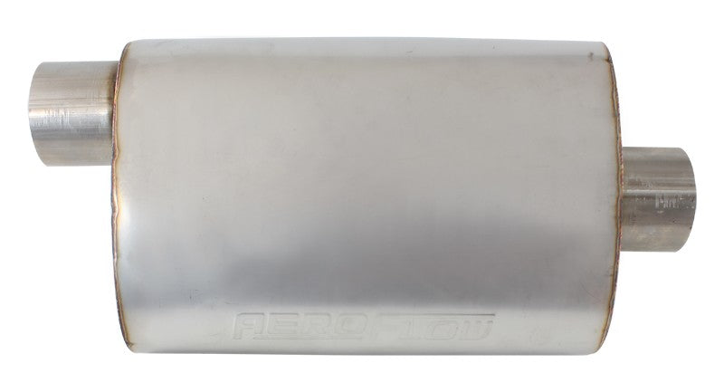 AF5501-400 - 4" OFFSET / CENTER MUFFLER 22" LENGTH, 11.77" W, 6" H