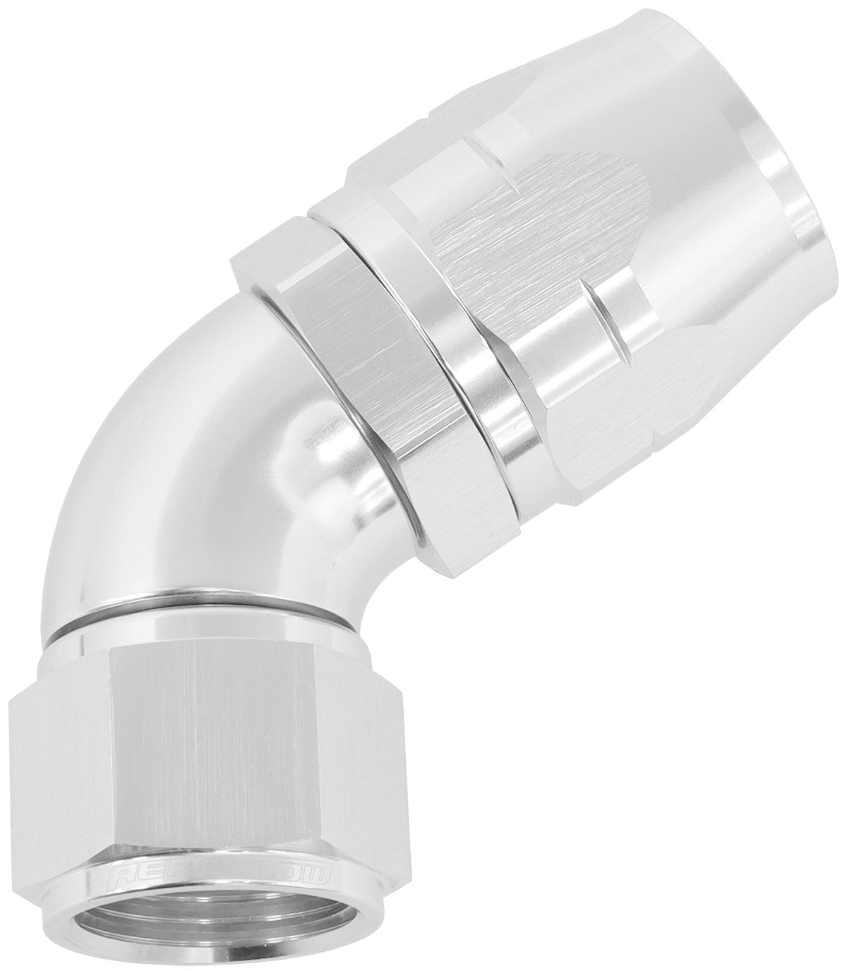 AF558-16-12S - ALLOY 60 DEG HOSE END -16 HOSETO -12AN EXPANDER HOSE END SIL