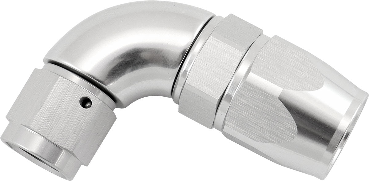 AF573-08-06DS - STEPPED 90 DEGREE END -8 HOSE TO -6AN EXPANDER HOSE END SILVTEFLON AF 573-08-06DS