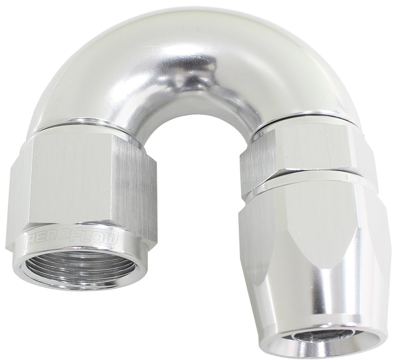 AF576-10DS - 180 DEG -10AN FULL FLOW TEFLONHOSE END BLACK 1 PIECE FULLFLO