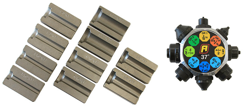 AF59-2448 - SINGLE / DOUBLE FLARE TOOL AN DIES 3/16,1/4",5/16",3/8",1/2"