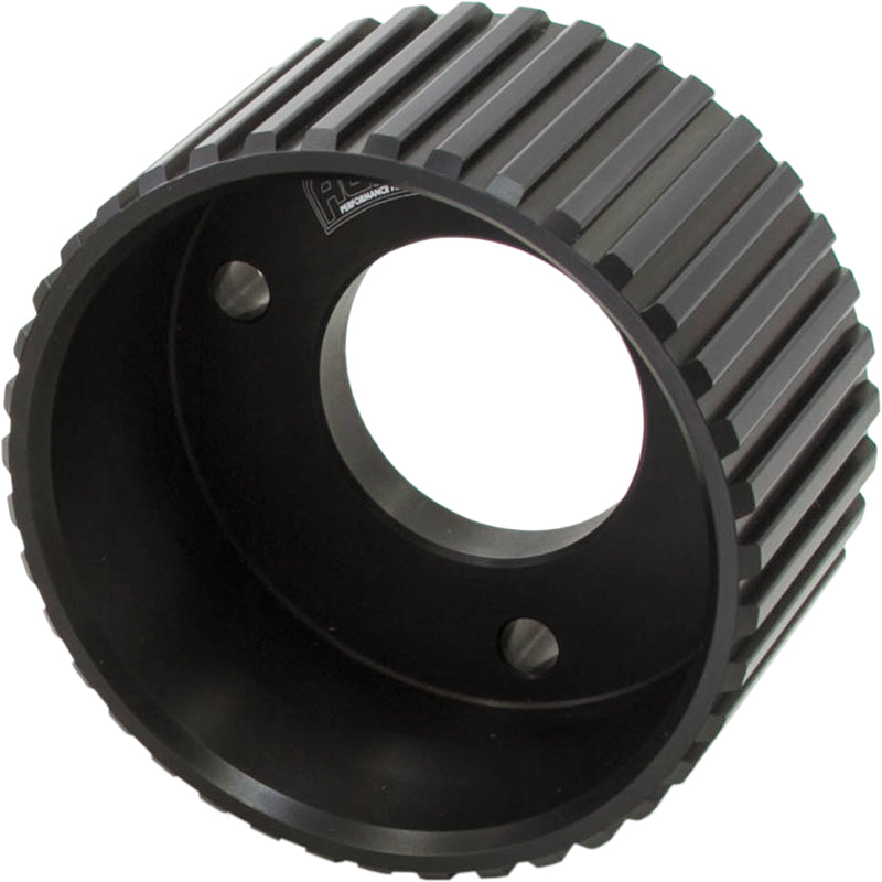 AF59-3000CBLK - Chev Short Crank Gilmer pulleyanodised BLACK SBC/BBC