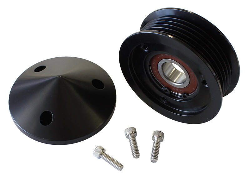 AF59-4031BLK - CHEV LS TENSIONER REPLACEMENT PULLY,BEAR &NOSE COVER W/BOLTS