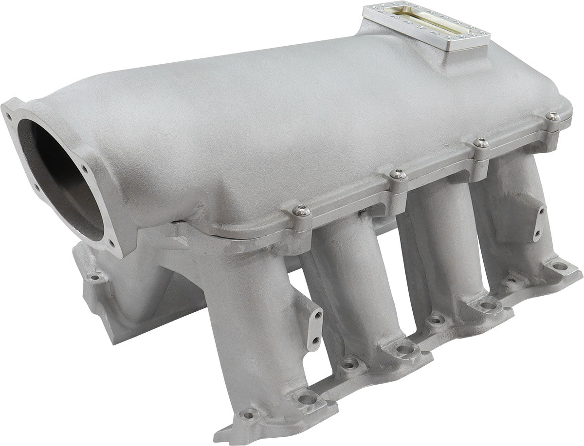 AF6063-5001 - GM LS MODULAR INTAKE MANIFOLD CATHEDRAL PORT HI RISE EFI NATURAL Aeroflow - AF6063-5001