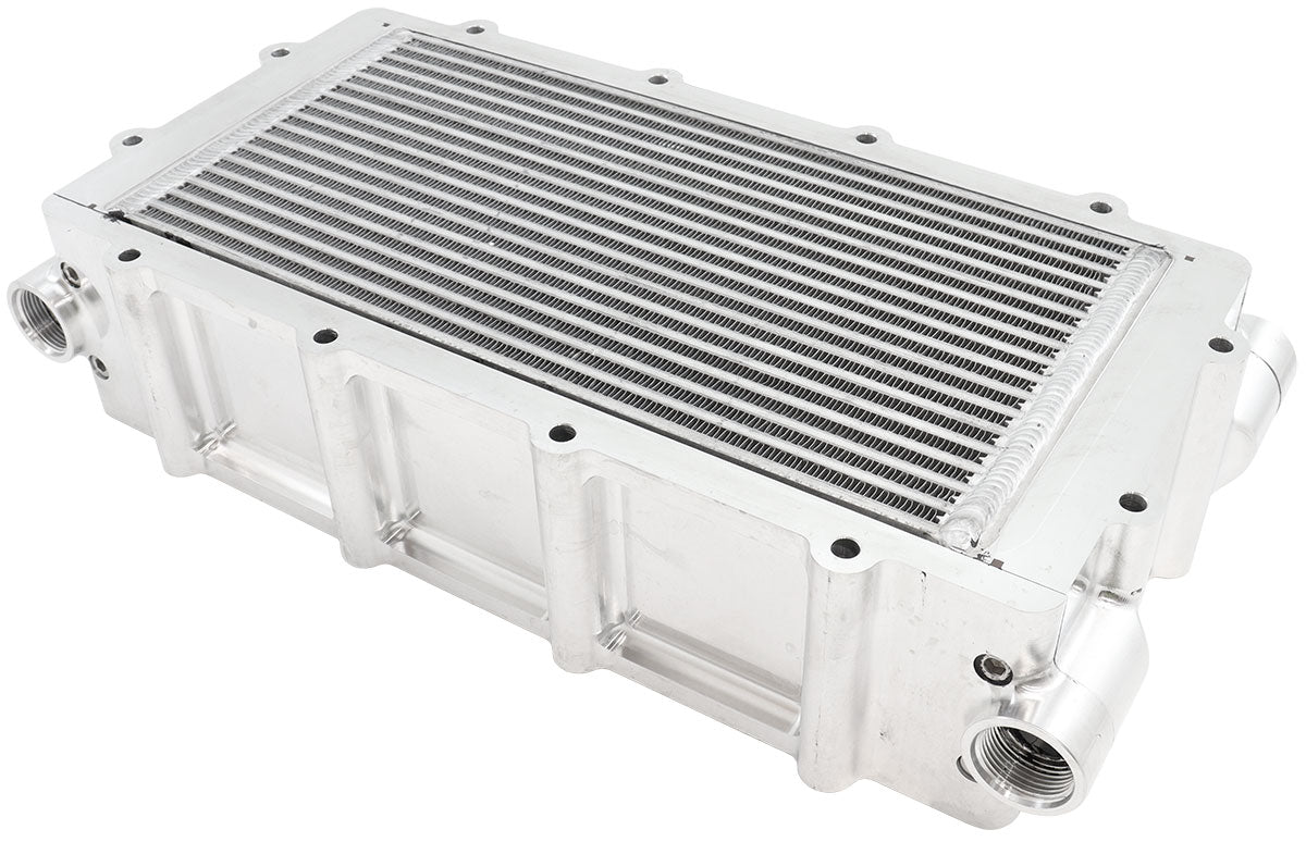 AF6088-0000 - 4" WATER TO AIR MODULAR INTAKEMANIFOLD INTERCOOLER RAW -16 ORB Aeroflow AF 6088-0000