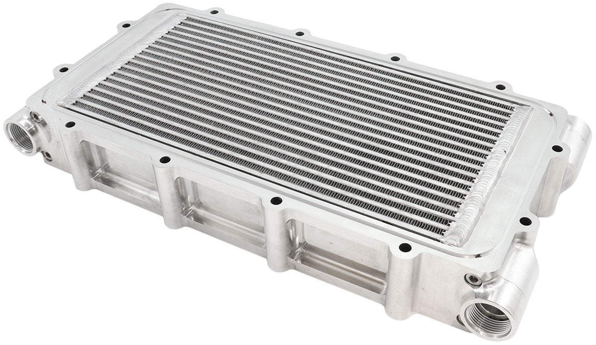 AF6088-0001 - 2-3/4" WATER TO AIR MODULAR INTAKE MANIFOLD INTERCOOLE RAW-16 ORB Aeroflow AF 6088-0001