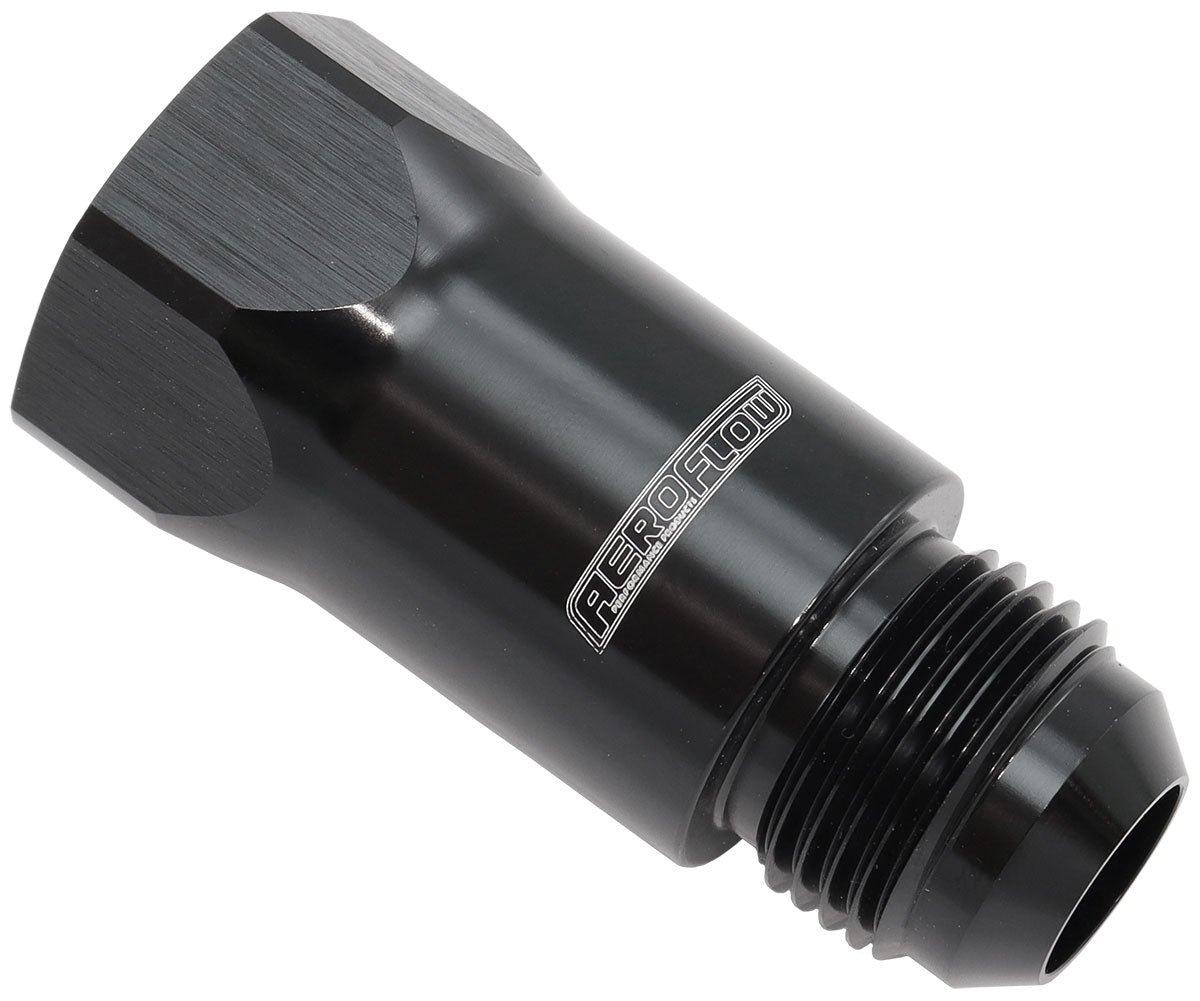 AF614-10BLK - ROLL OVER VALVE FEMALE TO MALE -10 ORB TO MALE -10AN BLACK